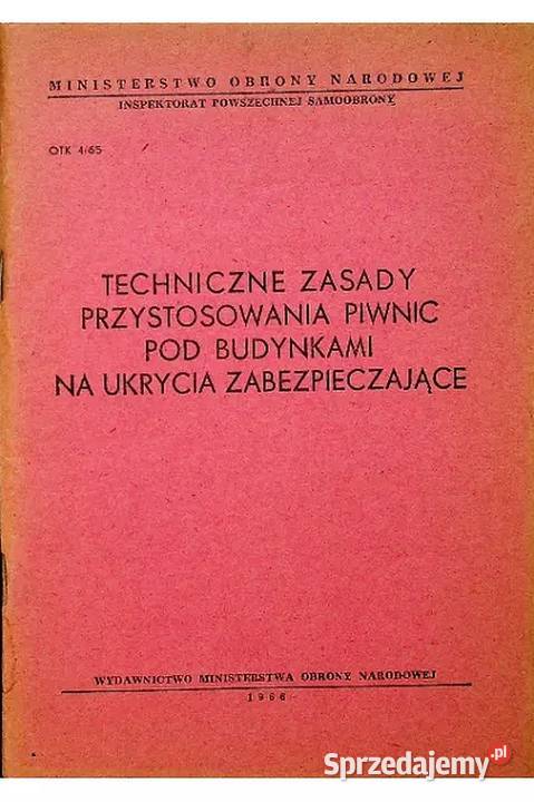 Techniczne zasady przystosowania piwnic pod architektura, budownictwo Świdnica sprzedam