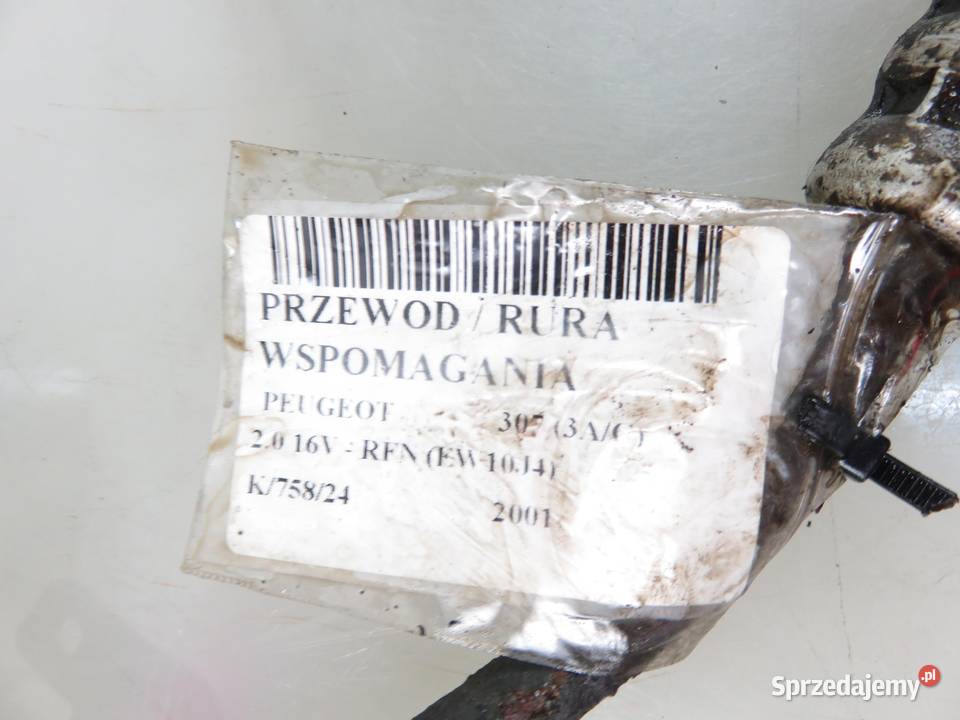 PRZEWÓD WSPOMAGANIA PEUGEOT 307 20 16V