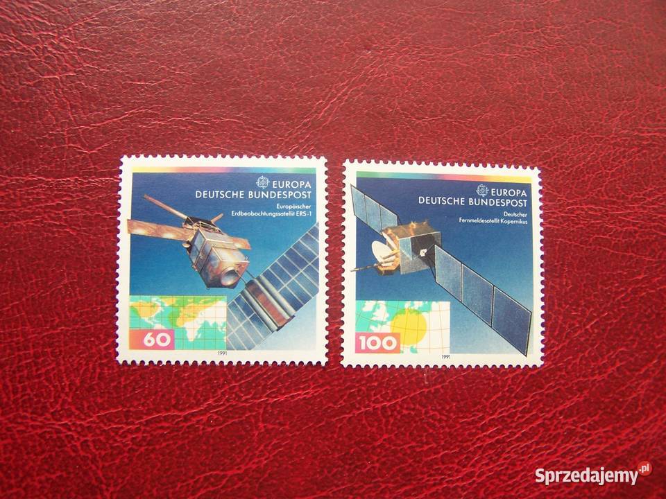 Niemcy 1991 MNH Kosmos Satelity Tychy