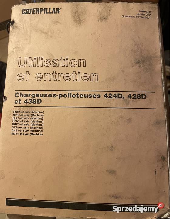 Instrukcja obsługi i konserwacji caterpillar Biczyce Górne