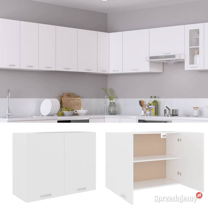 Szafka wisząca biała 80x31x60 materiał Warszawa