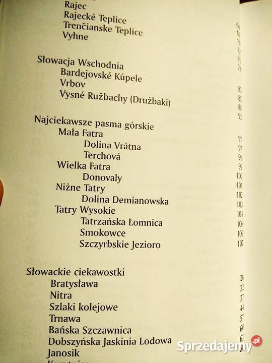 Słowacja kąpieliska termalne książki Bródno Warszawa