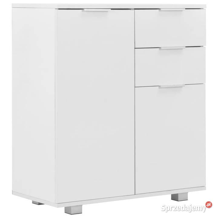 Komoda biała na wysoki połysk 71 x 35 x 80 płyta Warszawa