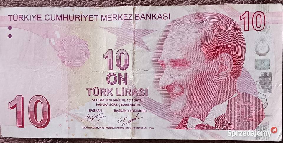 10 Lira Turcja 2009 r Konin