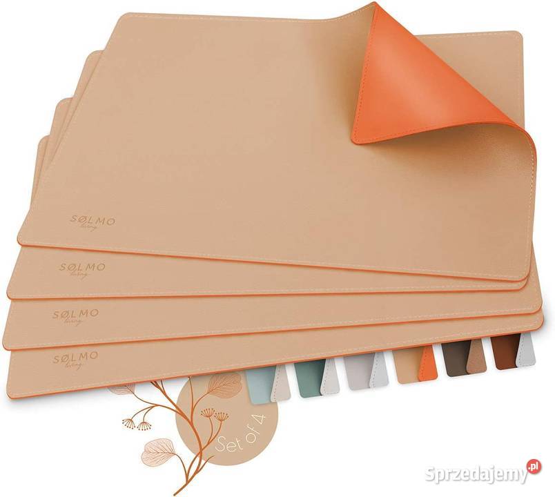skórzane podkładki dwukolorowe SLMO lubelskie