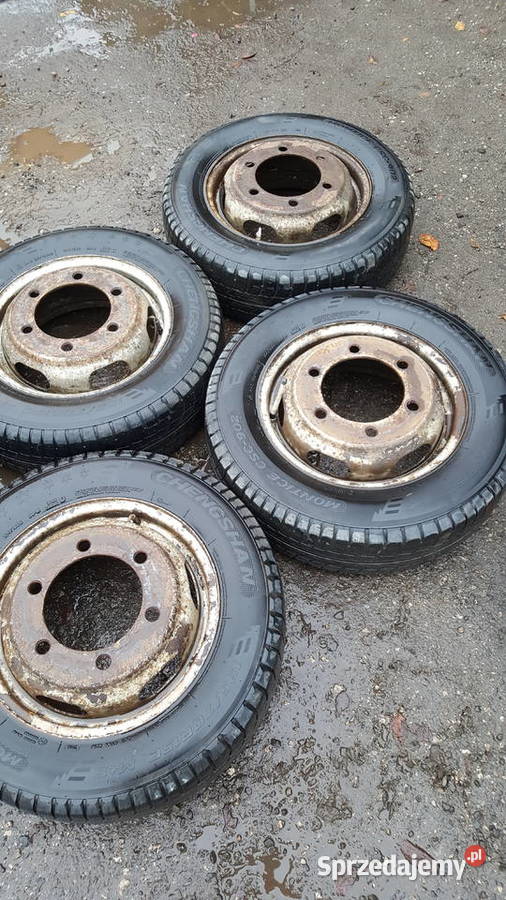 Komplet kół 6 bliżniak Volkswagen Lt Mercedes kujawsko-pomorskie Gniewkowo sprzedam