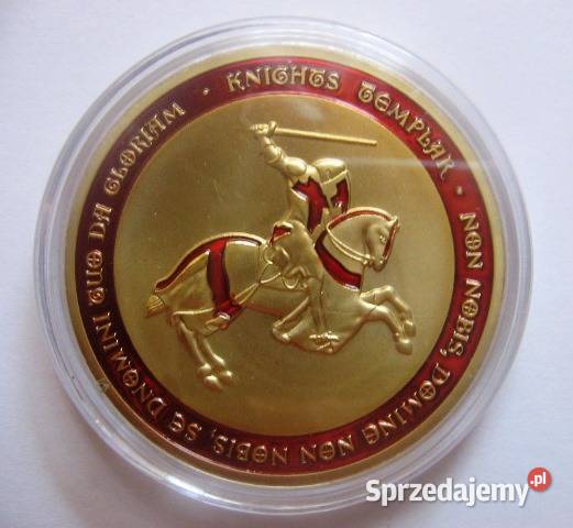 KRZYŻ ZAKON Templariuszy Moneta Medal Numizmat Numizmatyka sprzedam