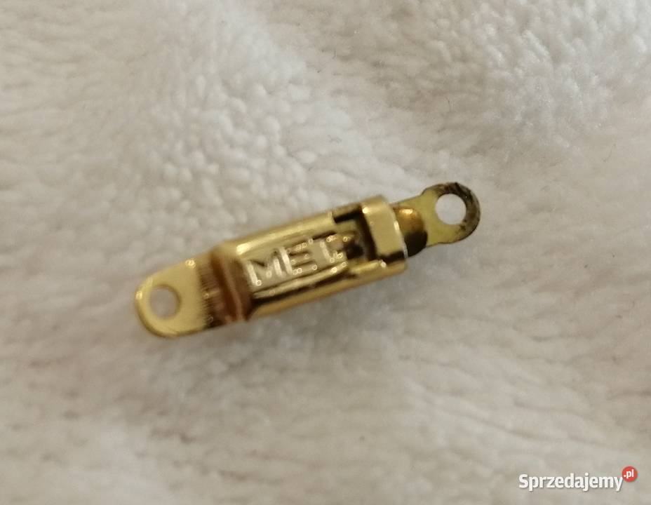 Zapięcie wsuwane do łańcuszka 3x4x17mm złoty Czeladź