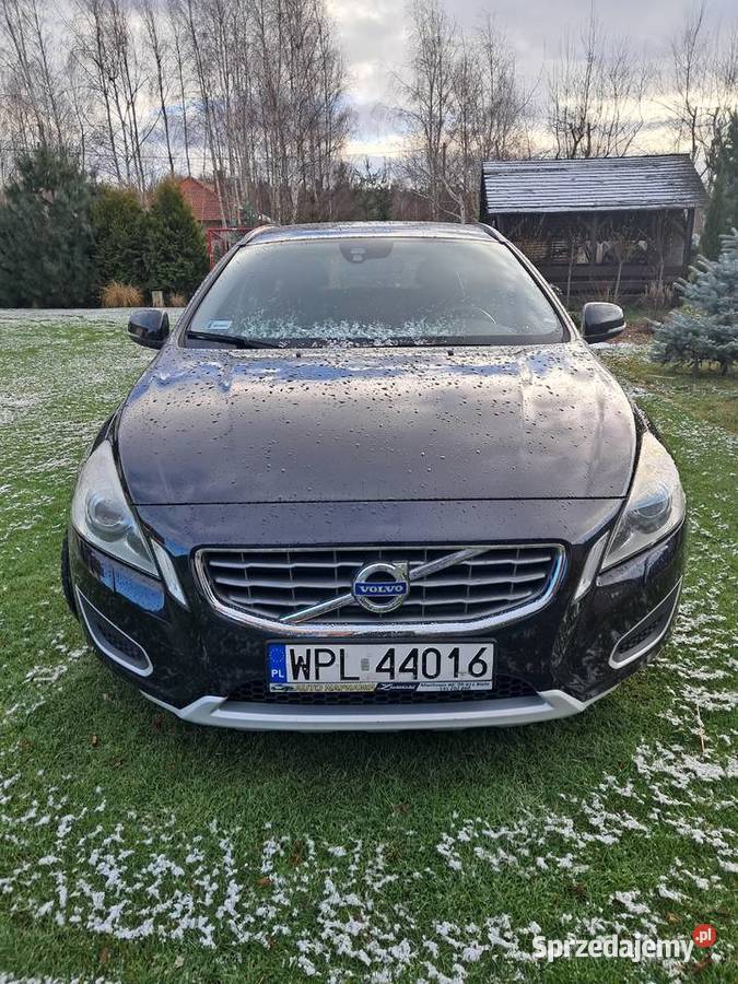 Volvo v60 czarne 2011 mazowieckie Płock