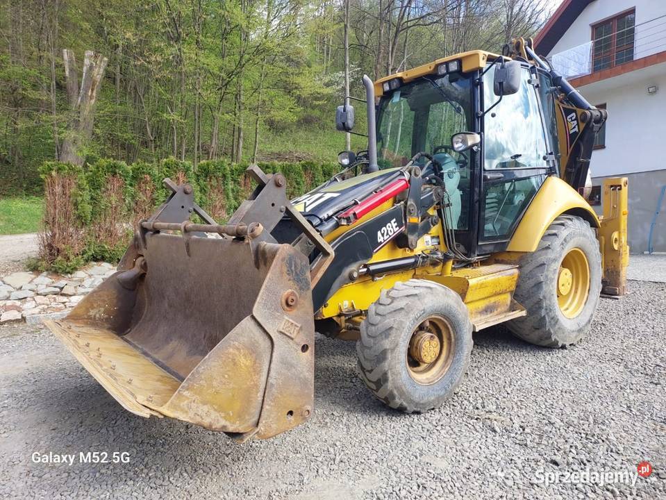 Cat 428E Koparko ładowarka Caterpillar małopolskie Limanowa