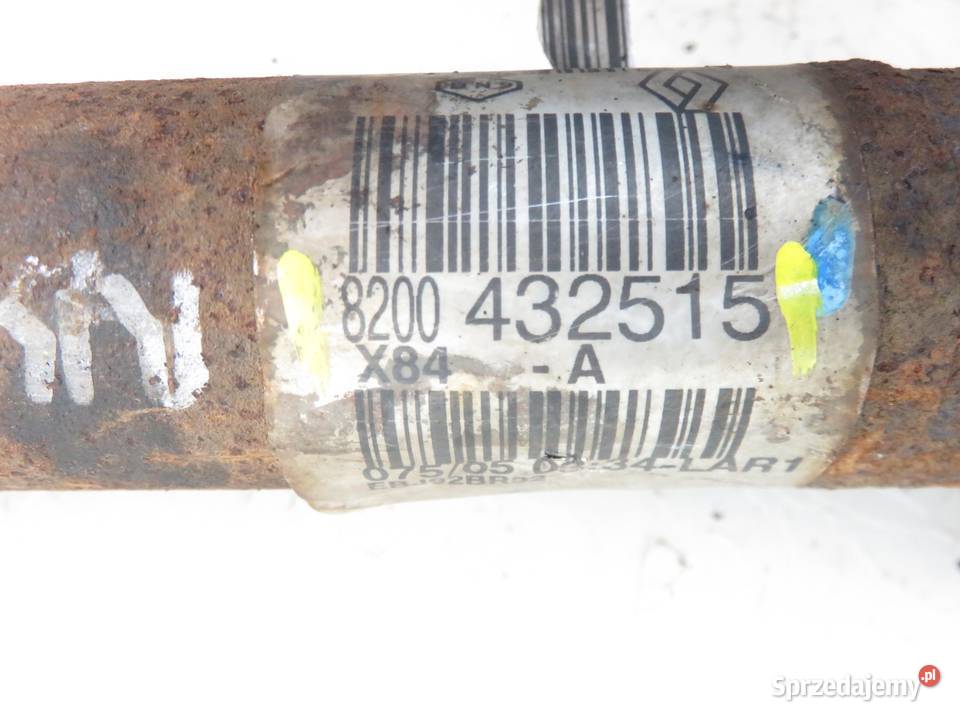 PÓŁOŚ LEWA PRZEDNIA RENAULT MEGANE II 8200432515 małopolskie sprzedam