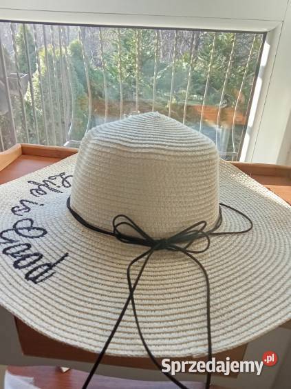 PIĘKNY KAPELUSZ SŁOMIANY Grodzisk Mazowiecki