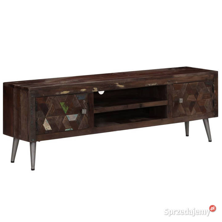 Szafka pod TV z drewna odzyskanego 140 x 30 x 45 mazowieckie Warszawa