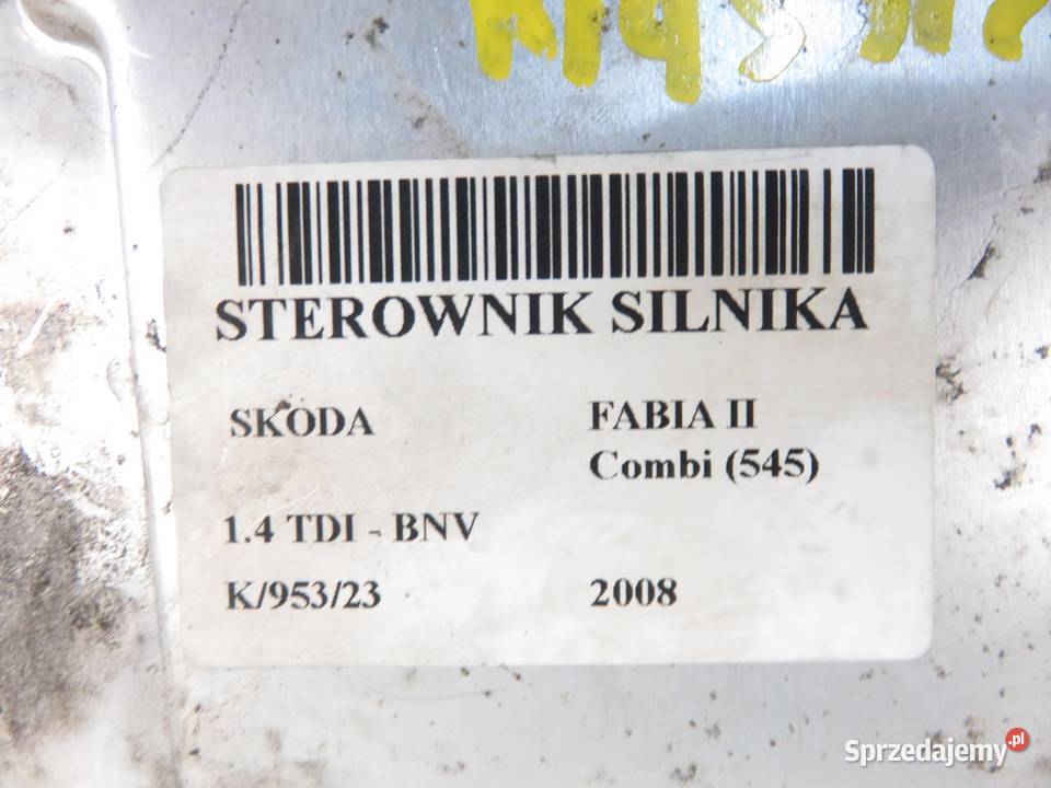 STEROWNIK FABIA II 14 TDI 045906019CD 0281012749 sprzedam