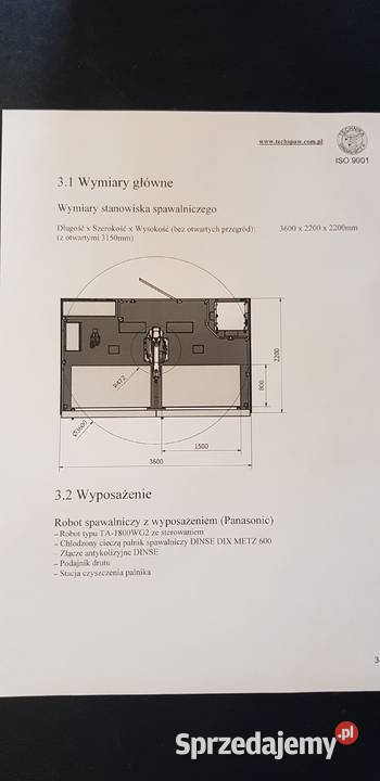 Zrobotyzowane Stanowisko Spawalnicze PANASONIC Produkcja wielkopolskie Leszno