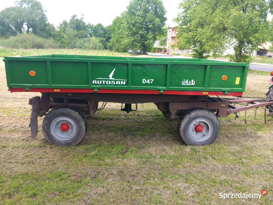 przyczepa wywrotka d47 nieuszkodzony Przyczepy rolnicze