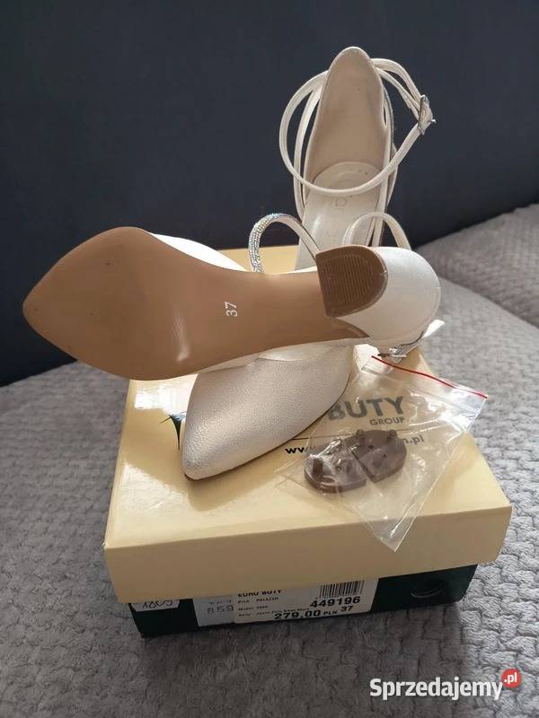 Buty ślubne r37 okazja Brzóza Królewska