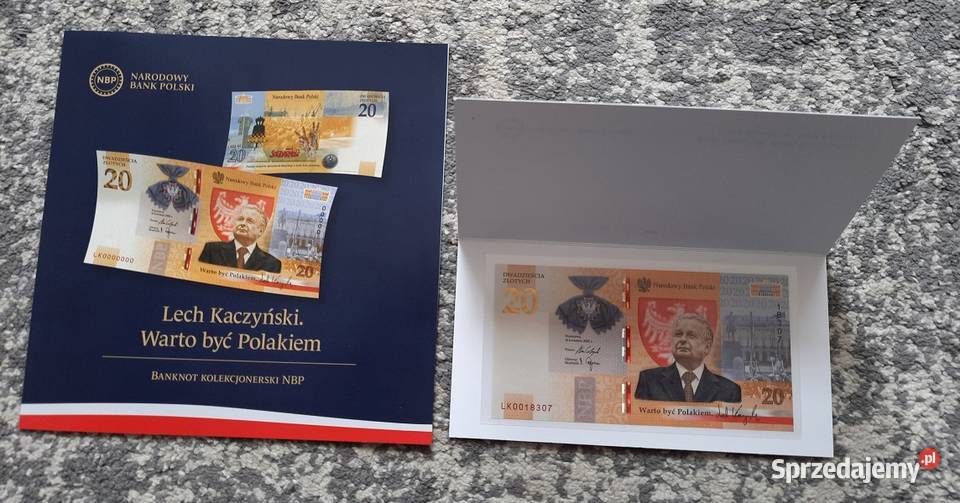Banknoty Lech Kaczyński Numery seryjne Warszawa
