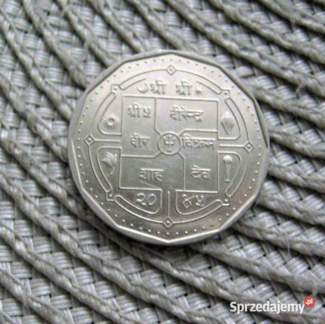 Nepal 1 Rupia 1988r Ładna Kalisz