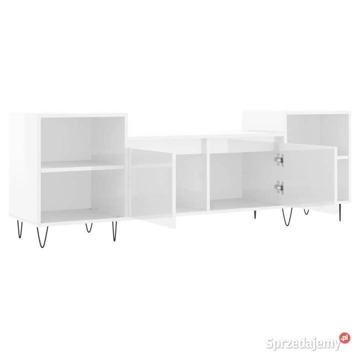 Szafka pod TV wysoki połysk biała 160x35x55 Warszawa