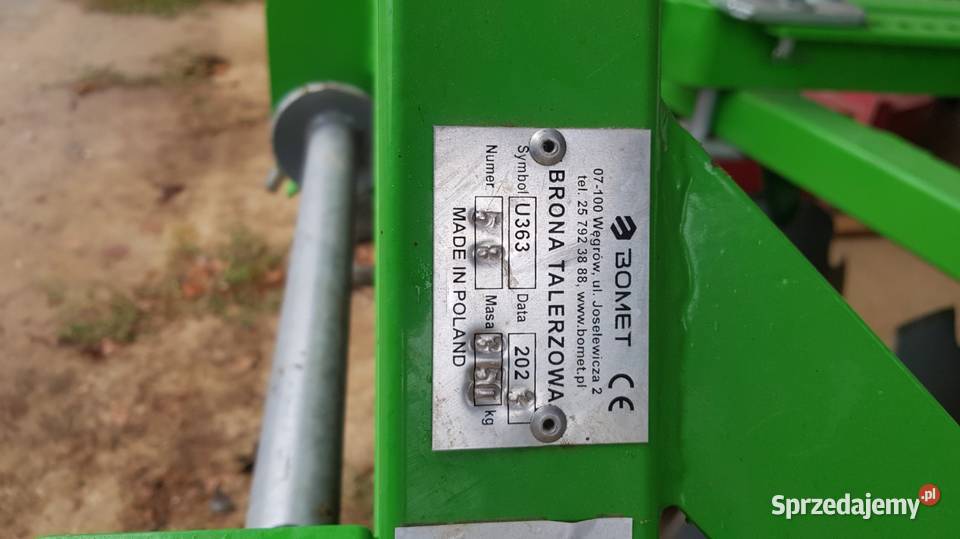 Sprzedam bronę talerzowa nieuszkodzony Frampol sprzedam