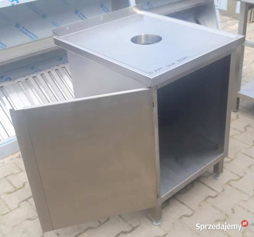 Stół z Dziurą Na Odpady Szafką 607085 S 1042O Ostrów Wielkopolski
