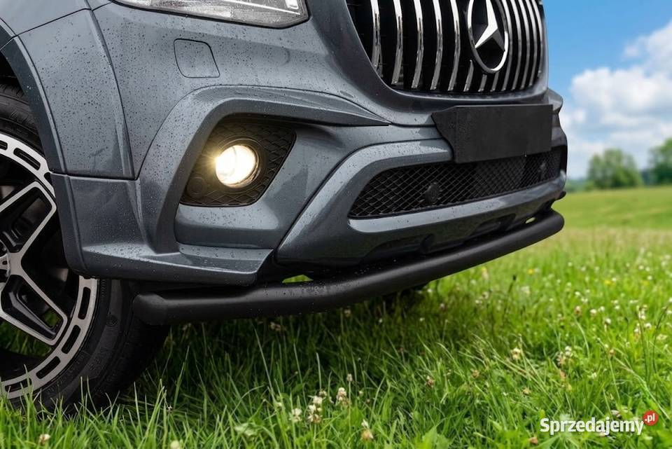 Orurowanie Przednie rura Mercedes X Czarna 4x4