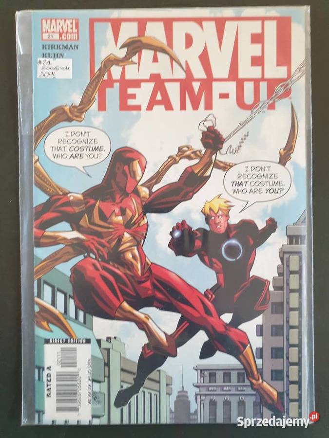 Marvel TeamUp zestaw 7 oryginalnych komiksów USA Amerykańskie Gdynia