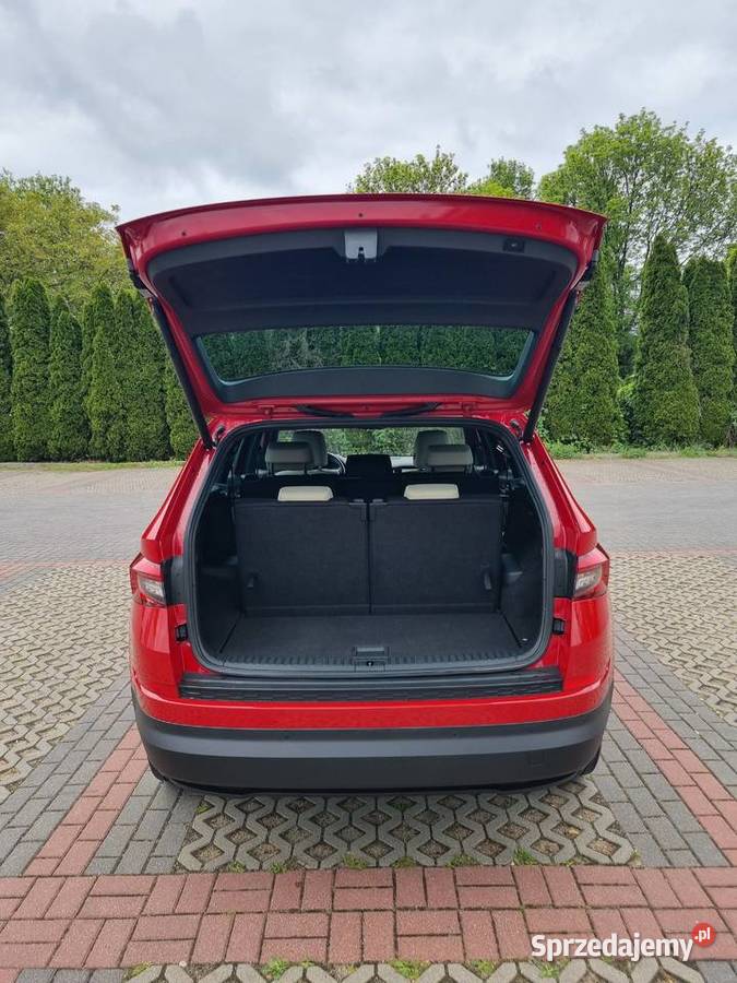 Skoda Kodiaq 2020 r salon Polska 7os automat 4x4 czerwony Jabłonna