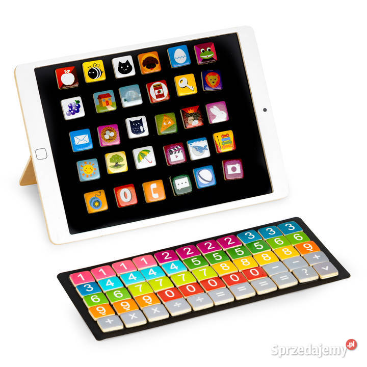 Drewniany tablet edukacyjny tablica magnetyczna opolskie Smogorzów