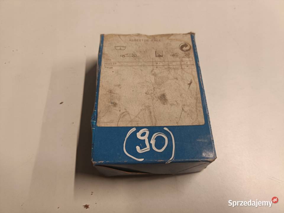 Honda Prelude II PRZEDNIE KLOCKI HAMULCOWE przód Rudka