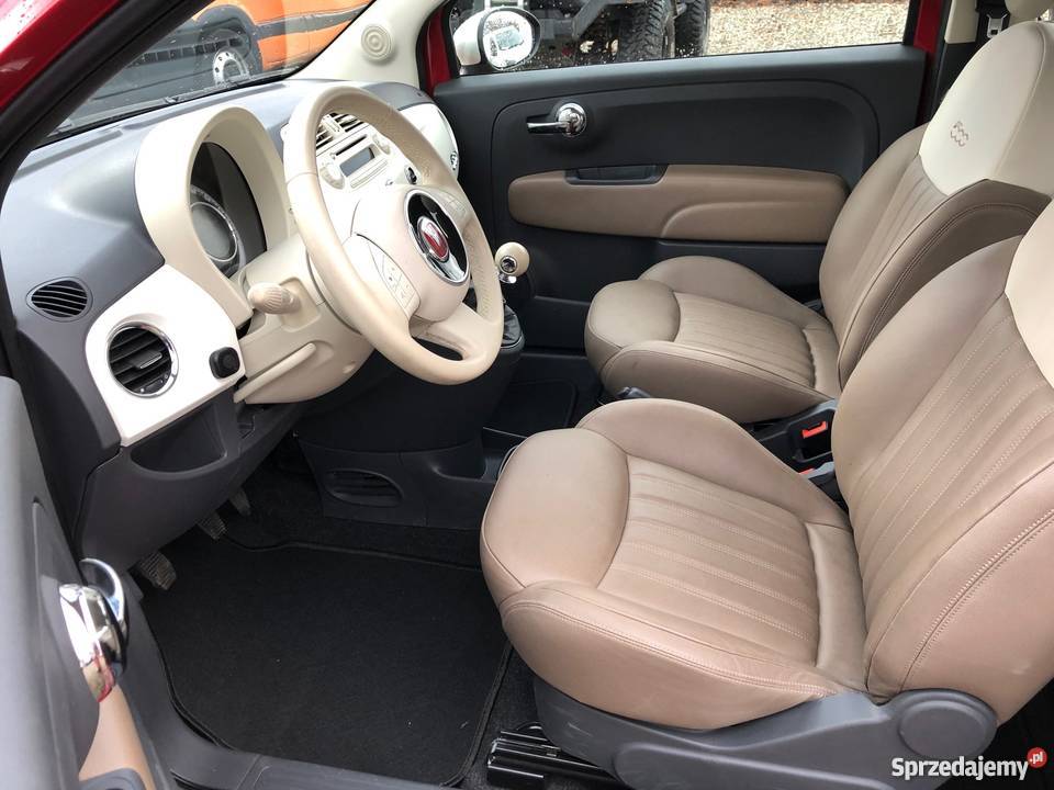 FIAT 500 VINTAGE 57 12 benzynaNISKI PRZEBIEG z sprowadzony Ruda Śląska sprzedam
