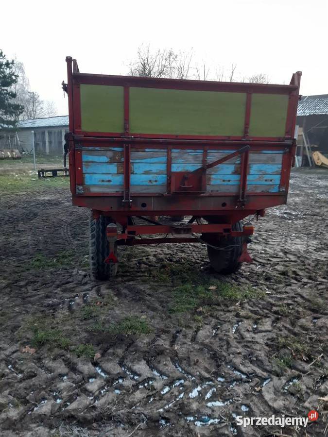 Przyczepa rolnicza Straumann 7 t Pstrokonie