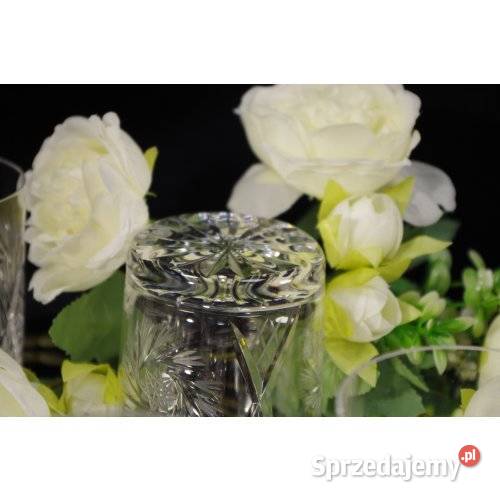 Komplet kryształowych szklanek do whisky 5 sztuk Porcelana i szkło