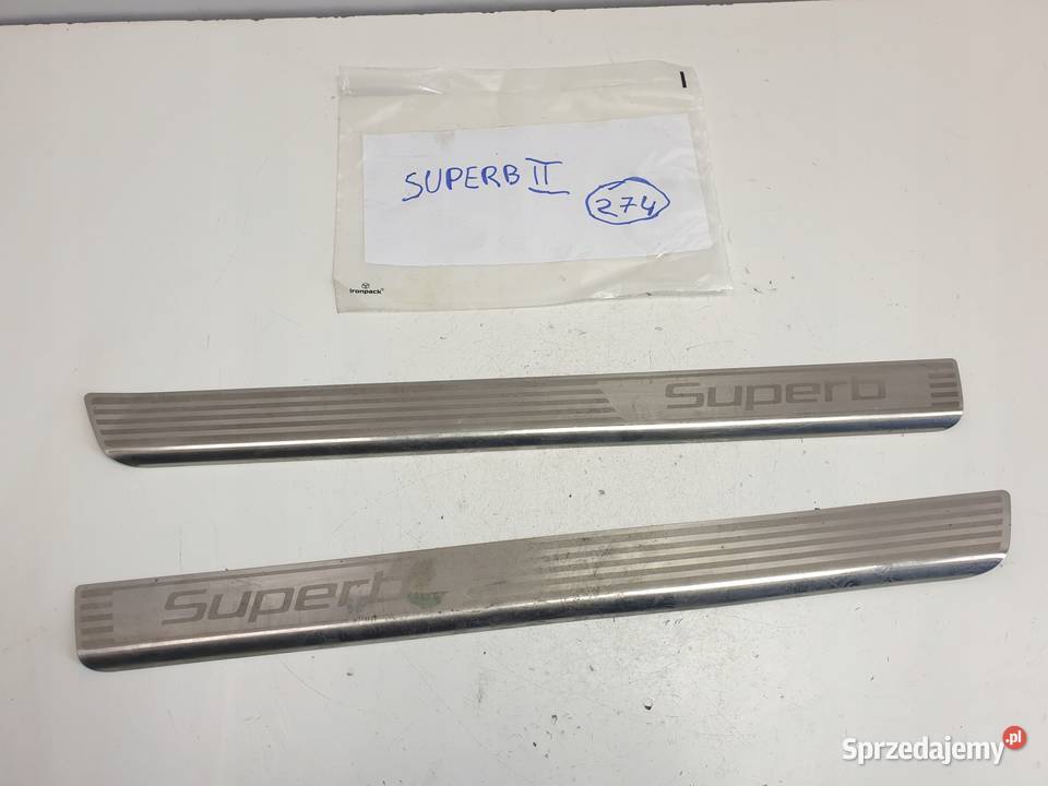 Skoda Superb II LISTWA PROGOWA Nakładka przód lubelskie sprzedam