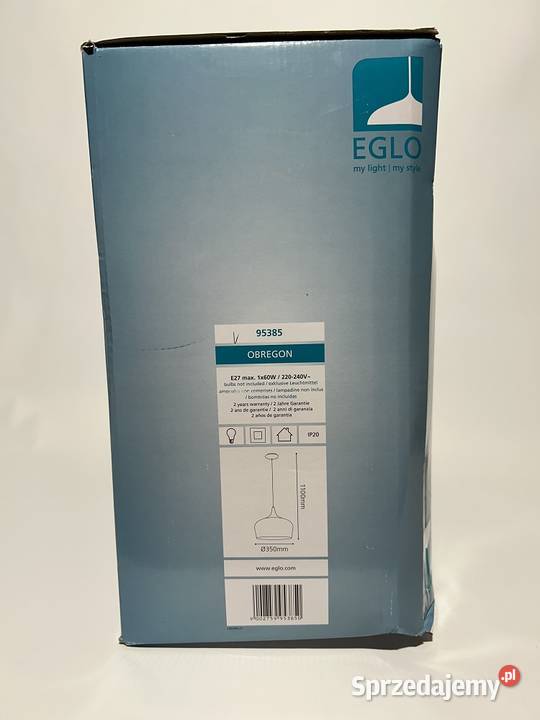 Lampa wisząca OBREGON 95385 EGLO podkarpackie Sanok