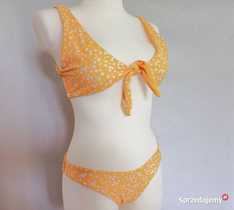 Strój Kąpielowy żółty Dwuczęściowy Bikini r 3638 Stroje kąpielowe Białystok