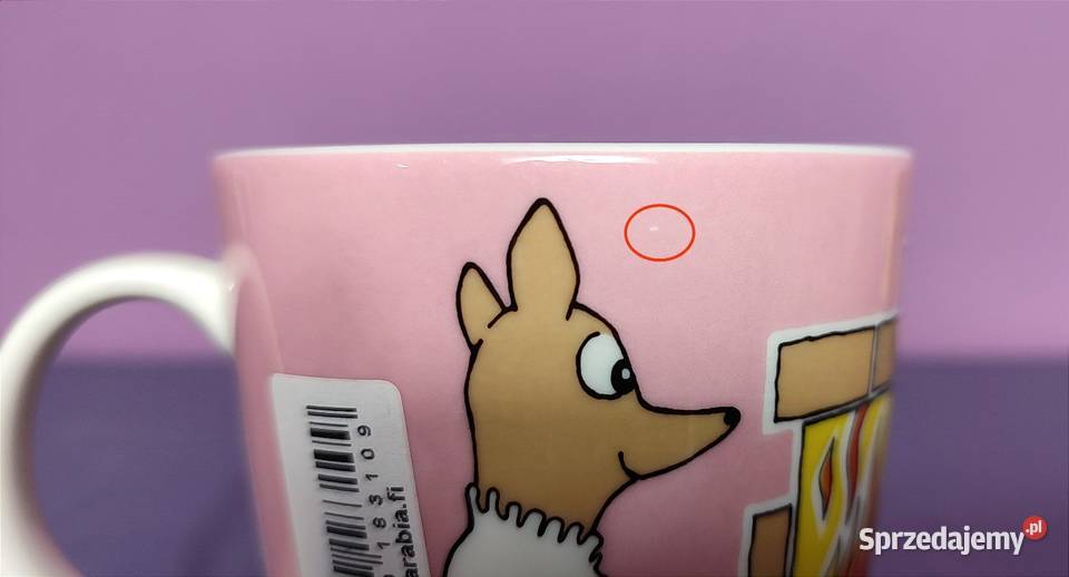 Muminki KUBEK Moomin Arabia Finland sygnatura Pozostałe Jasień