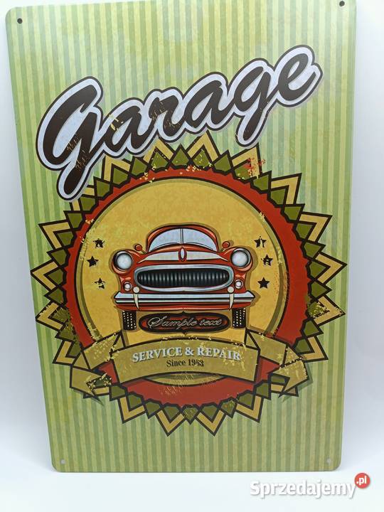 Szyld reklama blacha Garage Service Repair Zamość sprzedam