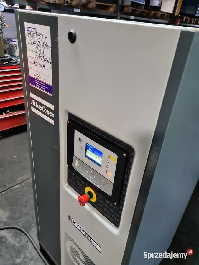 Kompresor śrubowy Atlas Copco GA 15 VSD ff Zduny