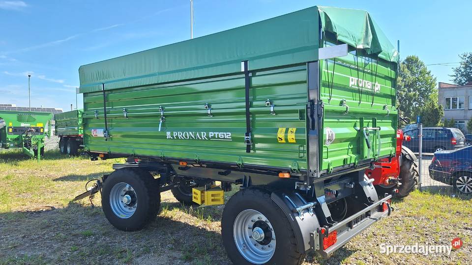 Przyczepa Pronar PT 612 Metal Fach Cynkomet Przyczepy rolnicze Bytów