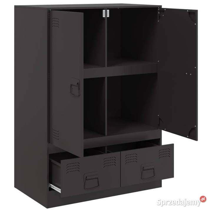 Szafka czarna 67x39x95 stal WM841805 Warszawa