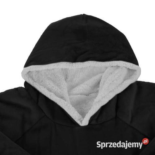 Bluza Koc Oversize XXL czarny Pawłowice