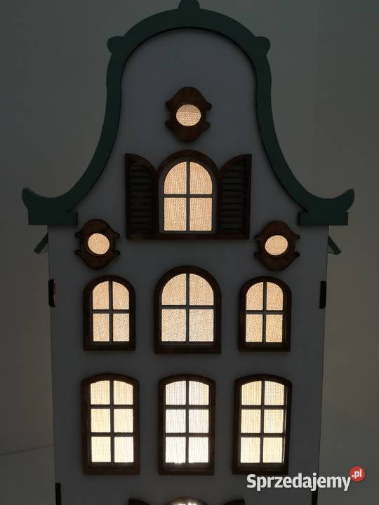 Domek kamienica lampa Oświetlenie wielkopolskie Poznań