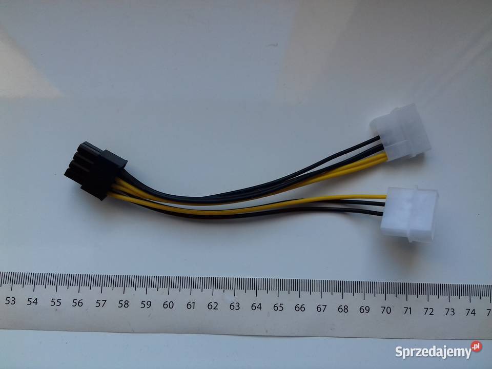 Zasilanie 8pin GPU grafiki ze złączy Molex 0GB