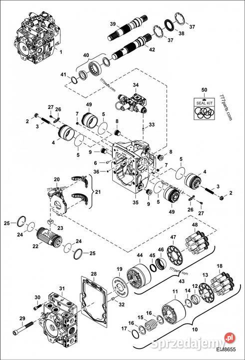 Pompa doładowcza SAUER DANFOSS 11088365 BOBCAT wielkopolskie Wilkowo