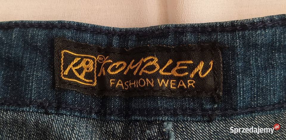 Spodnie damskie KOMBLEN niebieskie