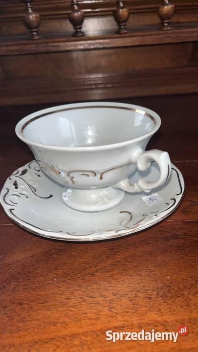 Cukiernica Wałbrzych Made on Poland Biała Porcelana i szkło sprzedam