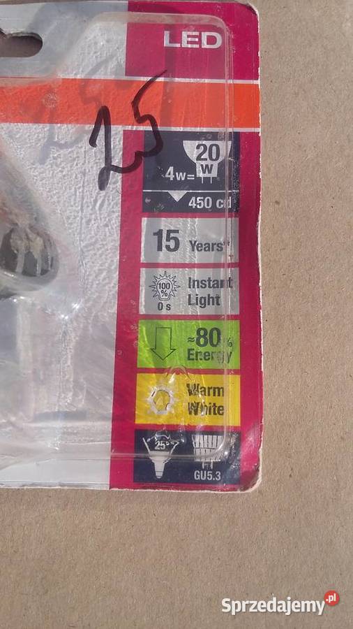 Żarówka LED OSRAM 12V 4W 827 GU53 LED STAR MR16 wielokolorowy Warszawa