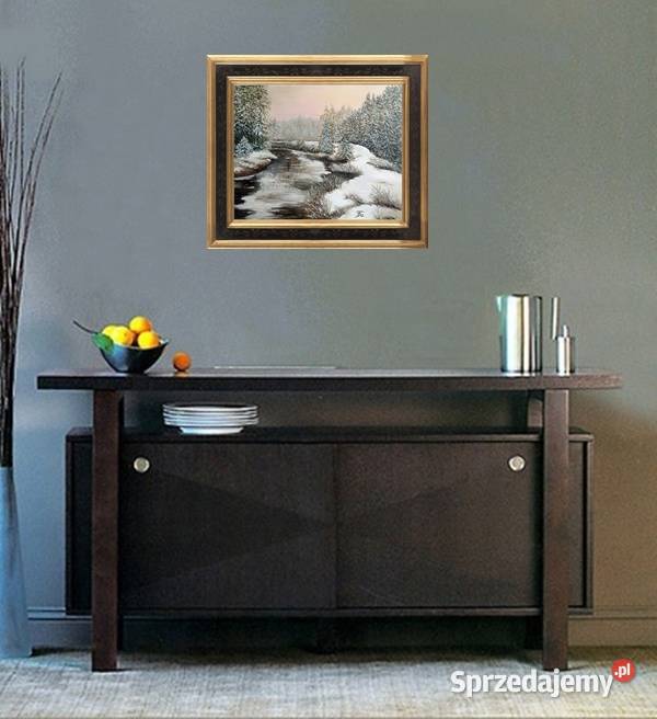 Obraz olejny Zima Lublin sprzedam